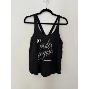 Under armour tank top size small crossover back